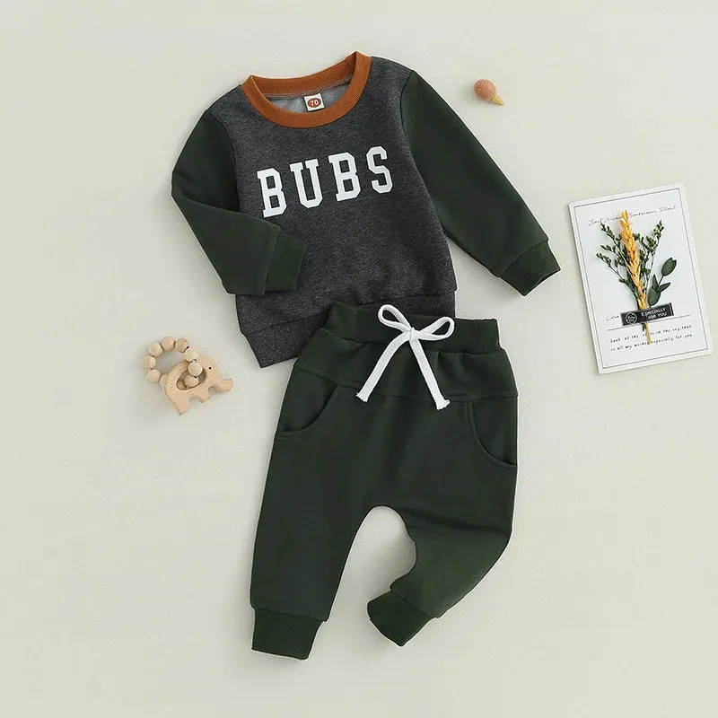 0-3Y Toddler Baby Boys 2Pcs Fall Outfit