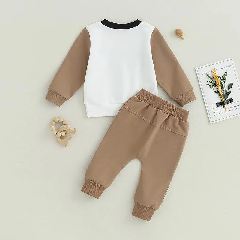 0-3Y Toddler Baby Boys 2Pcs Fall Outfit