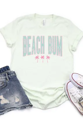 Beach Bum Summer Graphic T Shirt