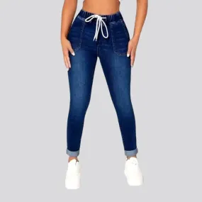 Casual joggers women's denim pants