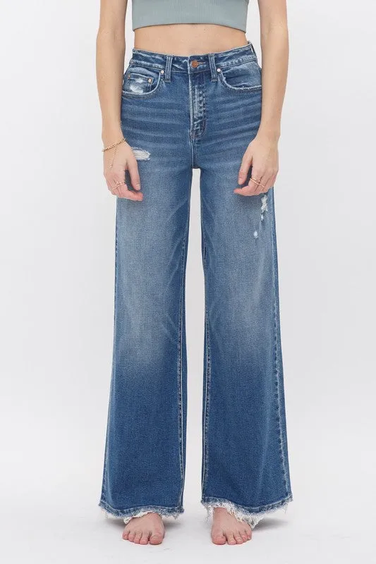 Felicity Stretch Wide Leg Denim