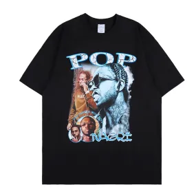 Pop Smoke Oversized Graphic T Shirt