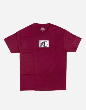 Rose Street Network Tee Burgundy