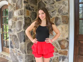 Show Stopper Red Shorts