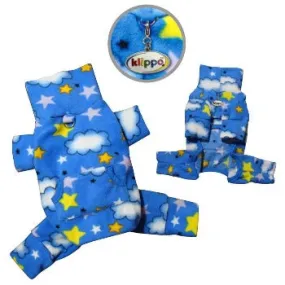 Stars & Clouds Fleece Turtleneck Pajamas