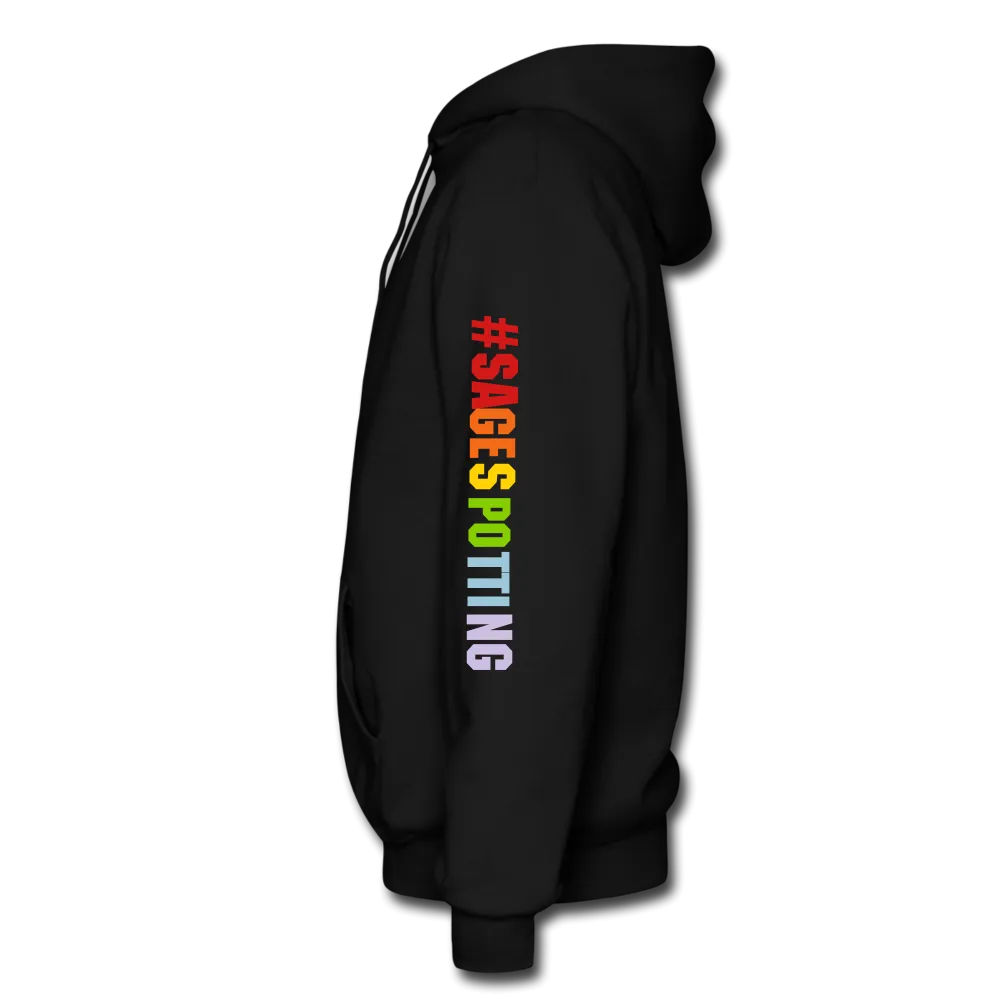 *SWEARY* Unisex WordsMatter Zip Hoodie (Semicolon Heart Back)