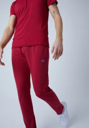 Tracksuit bottoms narrow, bordeaux red